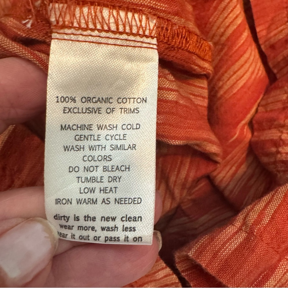 Toad&Co Terracotta Patterned Romper - Picture 6 of 7